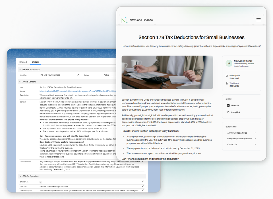 CMS Integration Dashboard